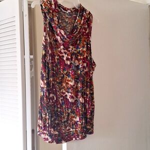 Sleeveless Multicolor Top